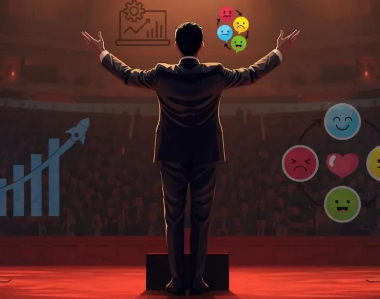 O LÍDER COMO MAESTRO: Comunicação, Emoção e Harmonia no Ritmo das Mudanças O LÍDER COMO MAESTRO: Comunicação, Emoção e Harmonia no Ritmo das Mudanças