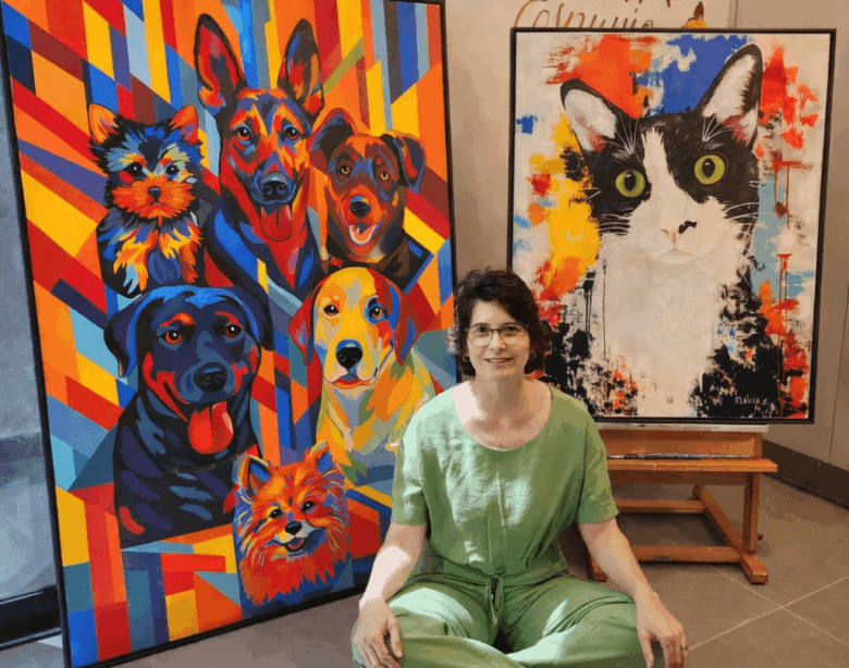Retratos vibrantes de Pets convertem inteligência corporativa em preservação da memória afetiva