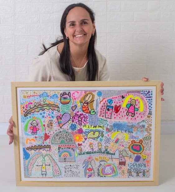 Arte afetiva: desenhos infantis viram obras de galeria Arte afetiva: desenhos infantis viram obras de galeria